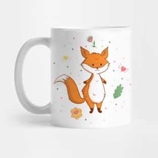 Cute kawaii cartoon fox Mug